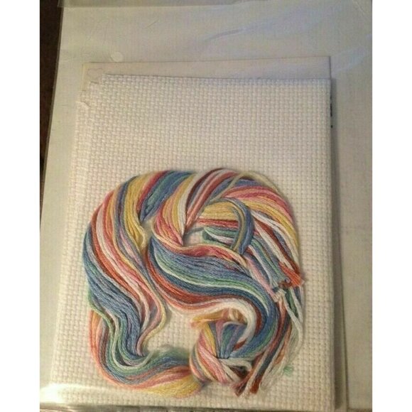 Cross Stitch Kit Dimensions Babies Are Special Sampler Aida 5X7 Vintage - Picture 2 of 3